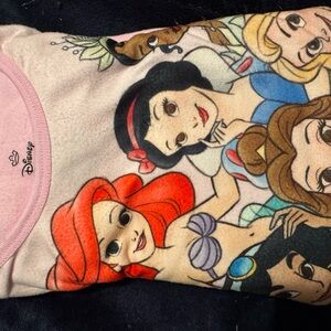 Disney Princess Pink Fleece pjs for girl size xs 4-5